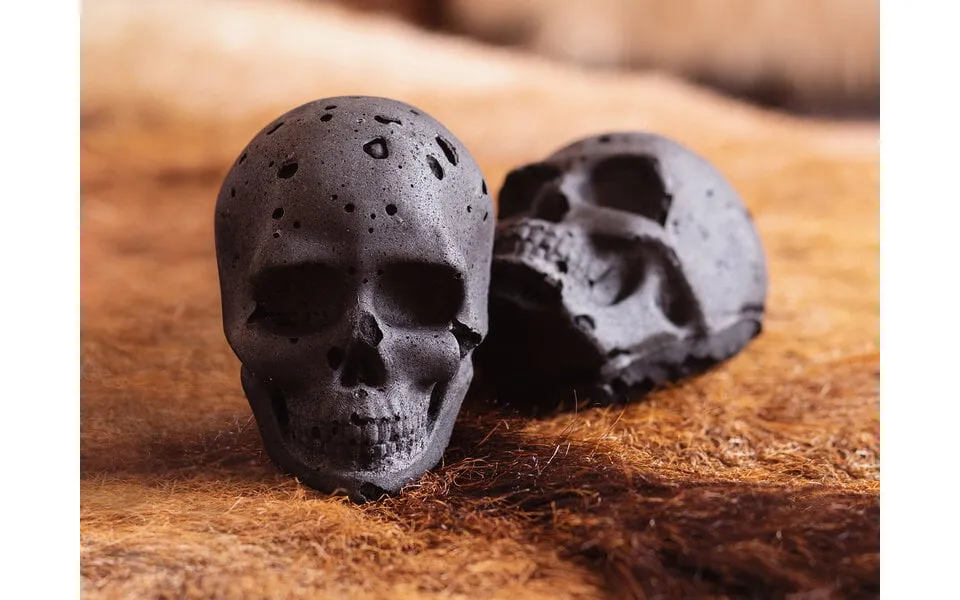 Skull briquettes 3-pak