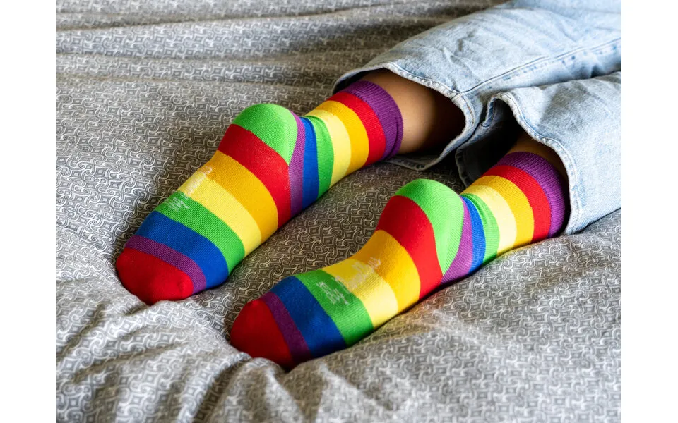 Rainbow stockings 3-pak