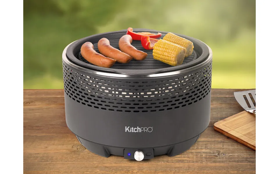 Smokeless charcoal grill - kitchpro