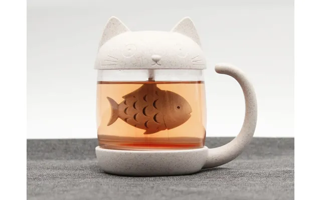 Tea Mugs With Tea Strainer - Cat product image