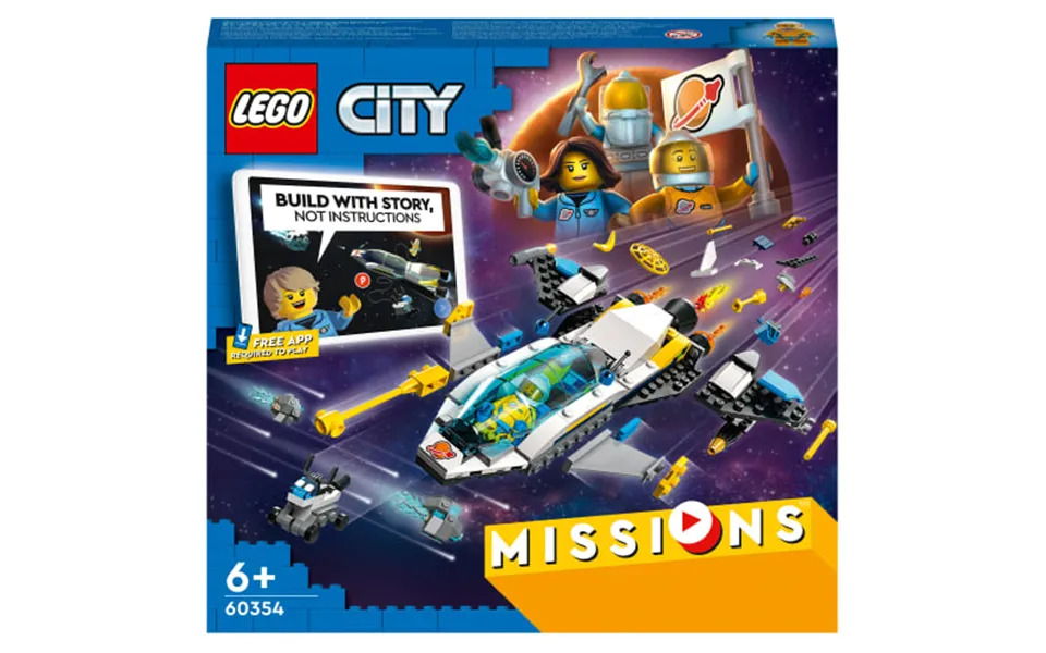 Lego City Udforskningsmissioner Med Mars-rumfartøjer