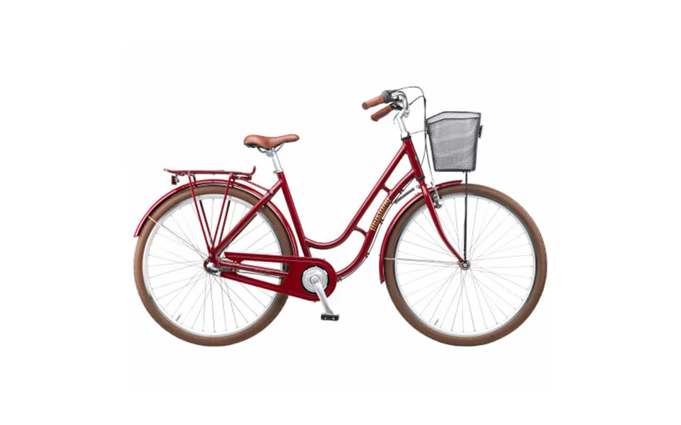 Mustang dagmar 28 lady's bike with 3 gear - ruby red