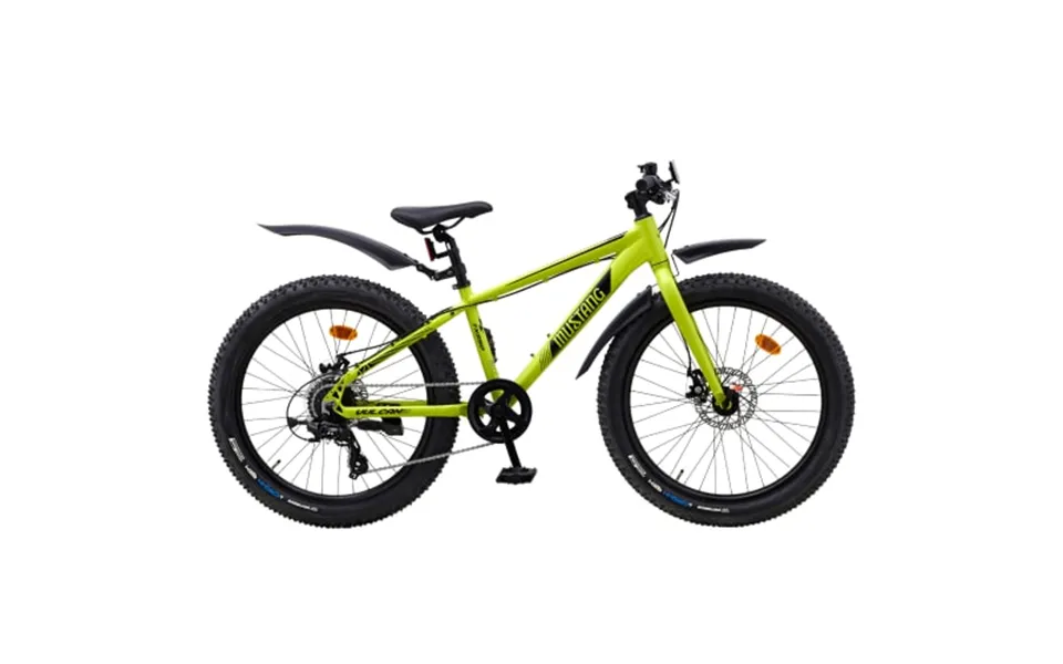 Mustang vulcan tx550 24 fatbike with 8 gear - lime