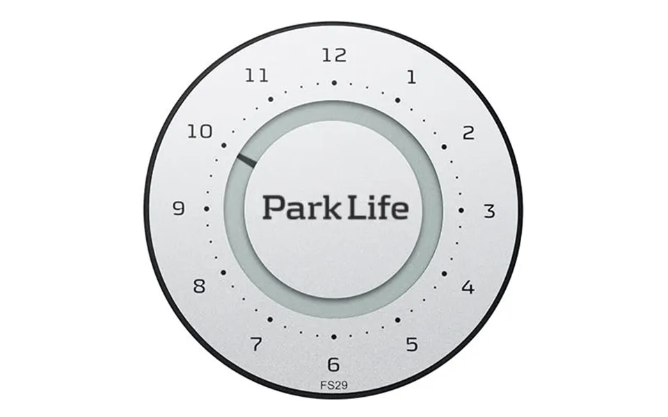 Park life parking disc - titanium silver