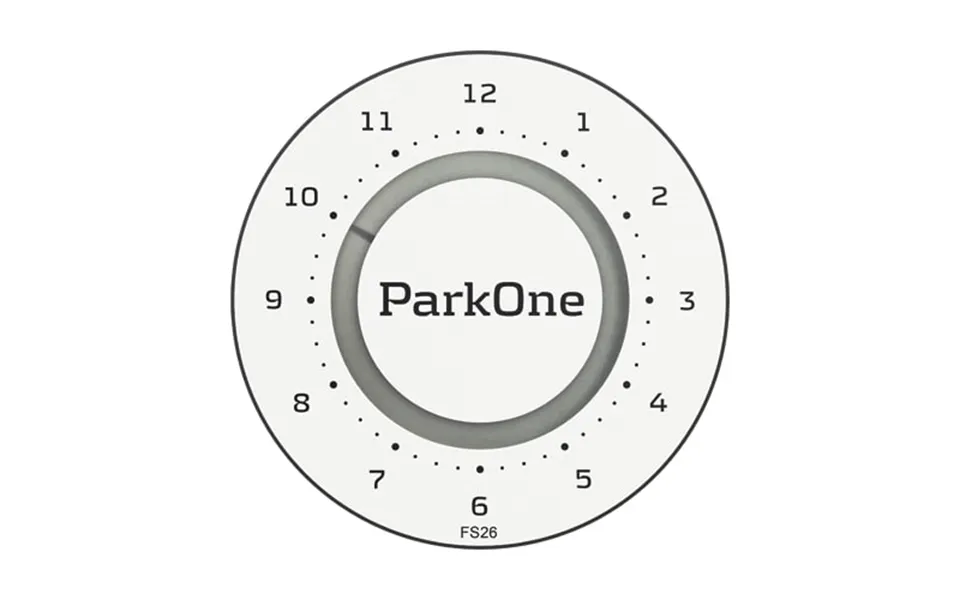 Parkone 2 parking disc - alpine white