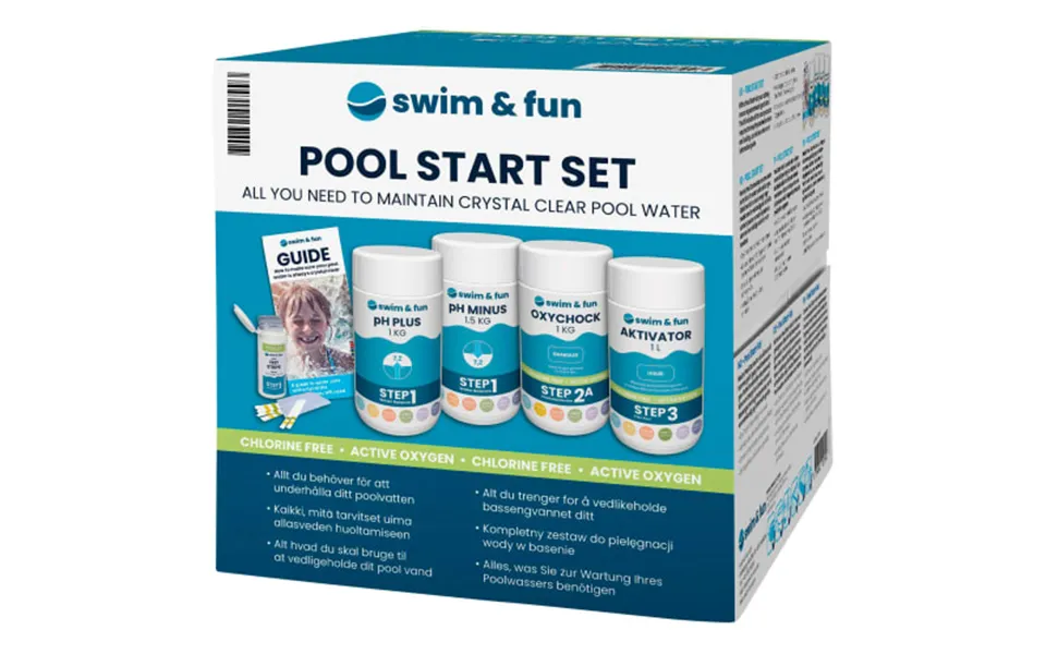 Swim & fun starter kits - chlorine-free