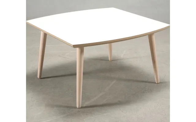 Boot - Coffee Table In White Laminate With Egeben, Select Medium 4 Sizes 60 X 60 Cm Height 40 Cm product image