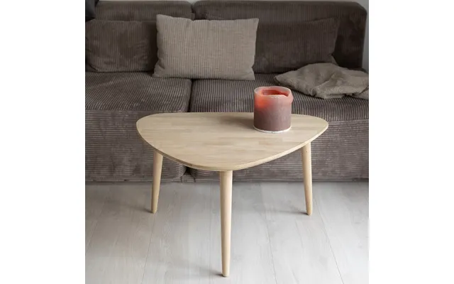 Ct 10 - Sofabord I Massiv Eg Med Organisk Trekantet Form I Størrelsen 82 X 118 Cm Højde 40 Cm Olieret product image