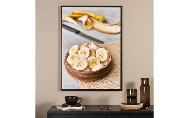 Banana - Vælg Mellem Fire Plakat Størrelser 30 X 40 Cm.