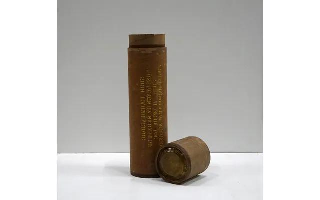 Big Bertha - Ammunitionsrør I Pap Og Metal, Small, 6 Stk.