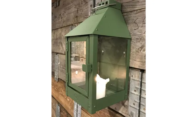 Marco - Lanterne Til Væg, 5 Farver, 17 X 17 X 36,5 Cm Galvaniseret