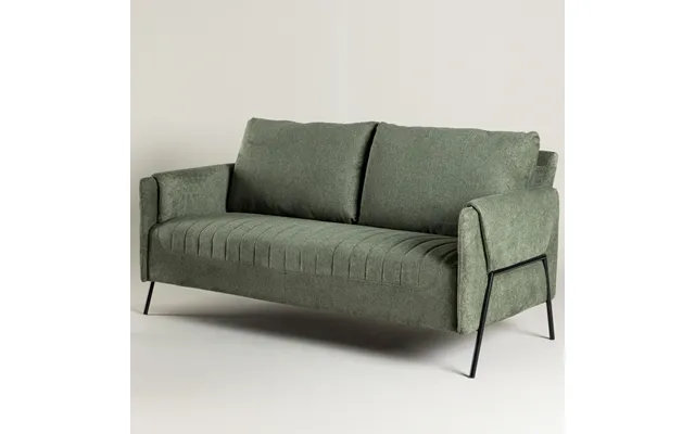 Oban - 2 Personers Sofa I Grønt Stof