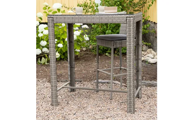 Vestone - Barbord I Grå Kunst Rattan