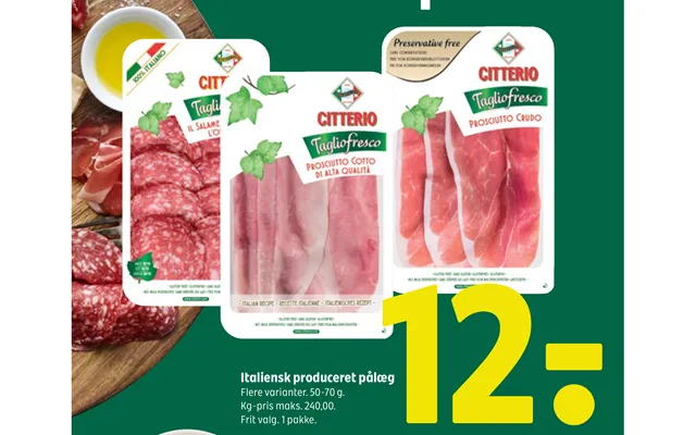 Italian produced cold cuts product image