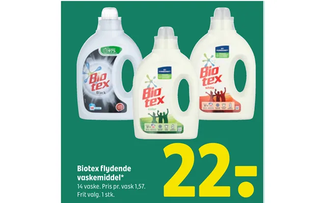 Biotex floating detergent product image