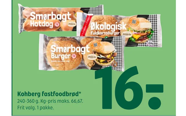 Kohberg fastfoodbrød product image
