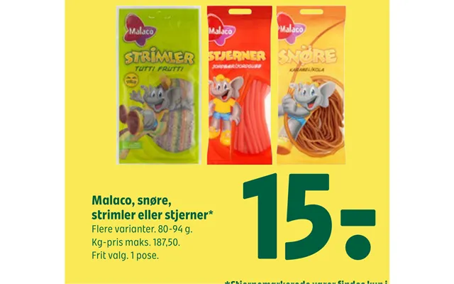 Malaco, constrict, strips or stars product image
