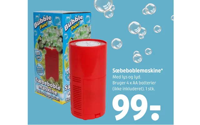 Sæbeboblemaskine product image