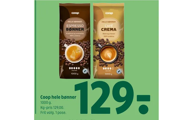 Coop Hele Bønner product image