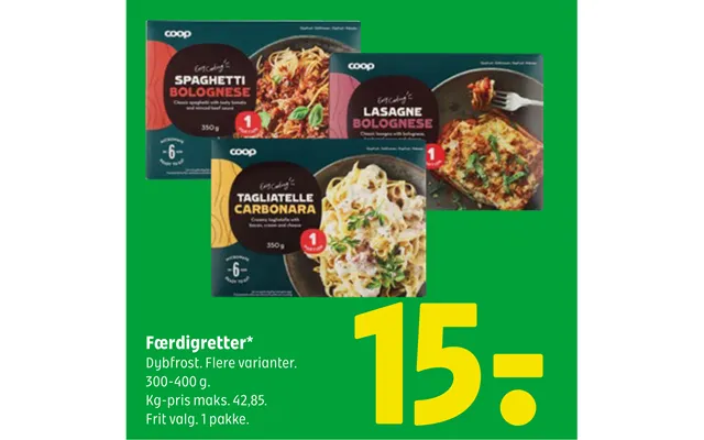 Færdigretter product image