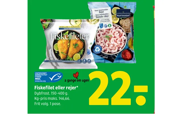 Fiskefilet Eller Rejer product image