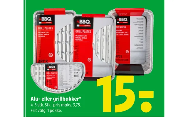 Alu- Eller Grillbakker product image