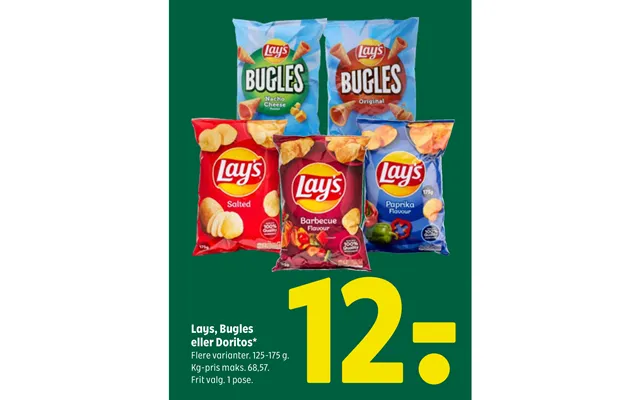 Lays, bugles or doritos product image