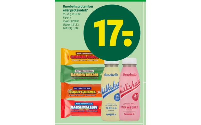 Barebells Proteinbar Eller Proteindrik product image
