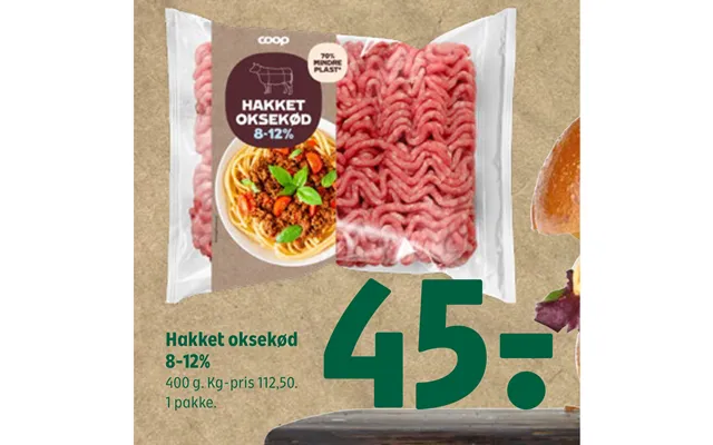 Hakket Oksekød 8-12% product image
