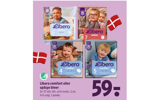 Libero Comfort Eller Up&go Bleer