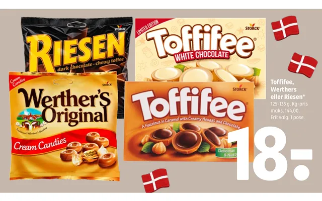 Toffifee, Werthers Eller Riesen