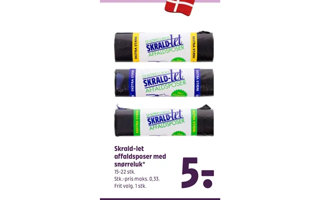 Affaldsposer Med Snørreluk