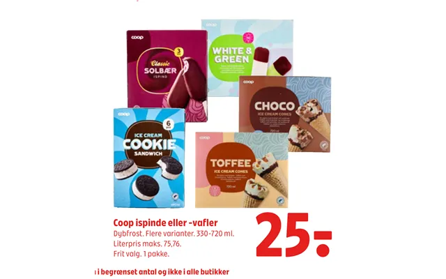 Coop Ispinde Eller -vafler