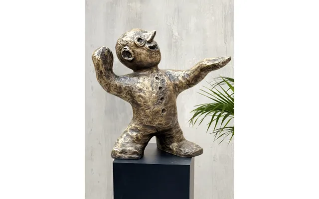 Den Fremsynede - Stor Bronzeskulptur Til Virksomheden