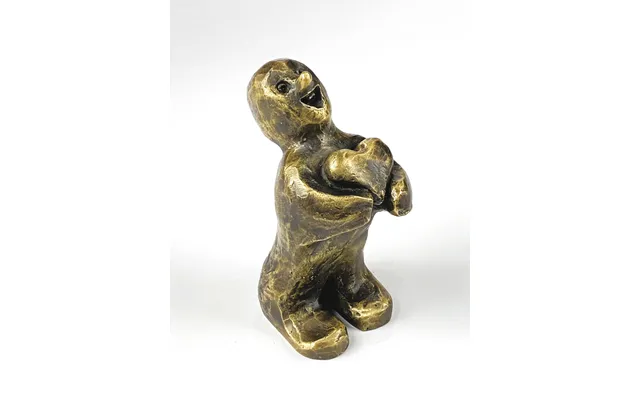 Den Hjertelige Bronzeskulptur Omsorg Og Kærlighed