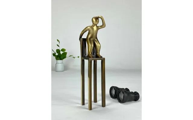 Det Store Overblik Bronzeskulptur Fokus Og Succes