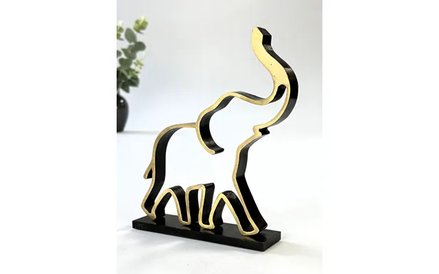 Elefant - Bronzeskulptur Med Elefant Styrke Og Visdom