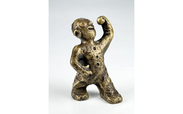 Fighteren - Bronzeskulptur Styrke Og Vilje