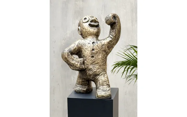 Fighteren - Stor Bronzeskulptur Til Virksomheden