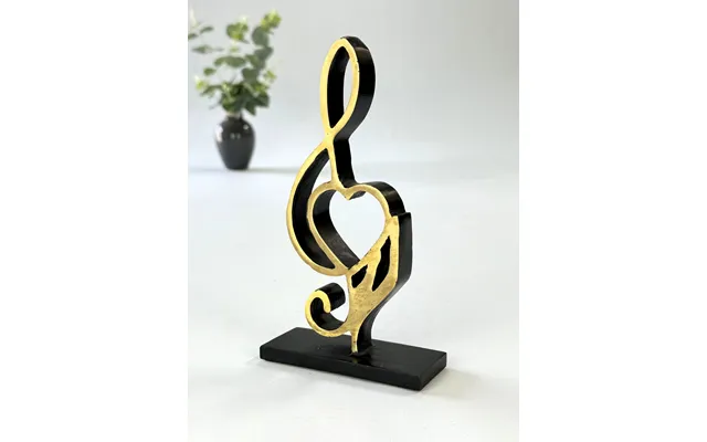 Musik I Hjertet - Bronzeskulptur Glæden Ved Musik