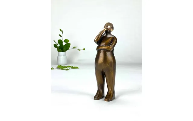 Tænk Stort Bronzeskulptur Vision Og Ambition