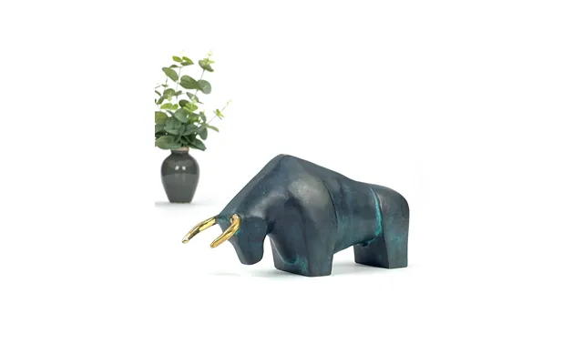 Tyr - Bronzeskulptur Med Tyr Styrke Og Mod