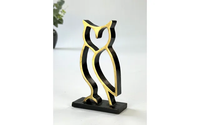 Ugle - Bronzeskulptur Viden Og Indsigt