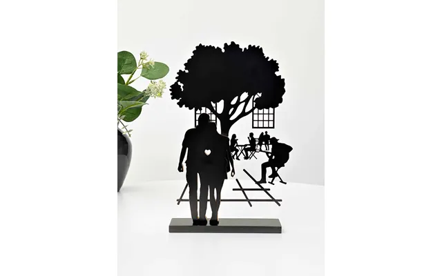 Walk In The Park Skulptur Med Par Kærlighed