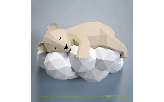 Diy Gør Det Selv Sovende Bjørn Cremefarvet product image
