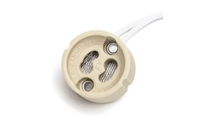 Keramik Gu10 Lampefatning - Hvid, 3 Stk. Pakke product image