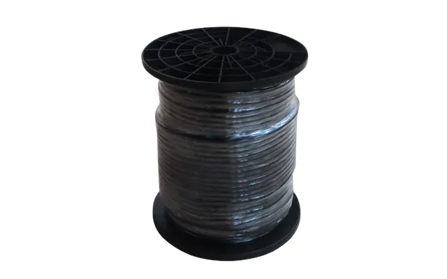Black H03vvh2-f Cord, 2x0,75mm - 100m Roll product image