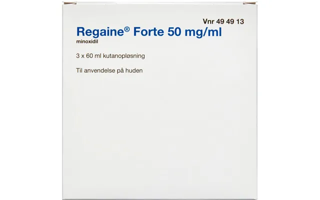 Regaine Forte 50 Mg Ml 180 Ml Kutanopløsning product image
