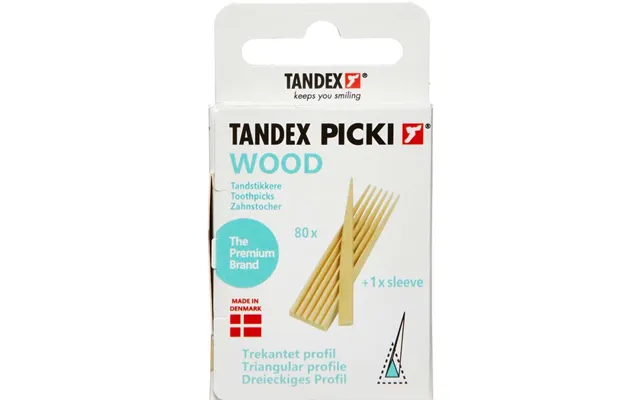 Tandex Tandstikker Træ 80 Stk