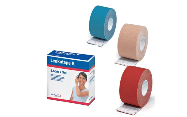 Bsn Kinesiologi Tape 2,5cm X 5m Blå